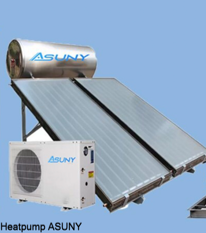 Máy nước nóng trung tâm Asuny kết hợp năng lượng mặt trời