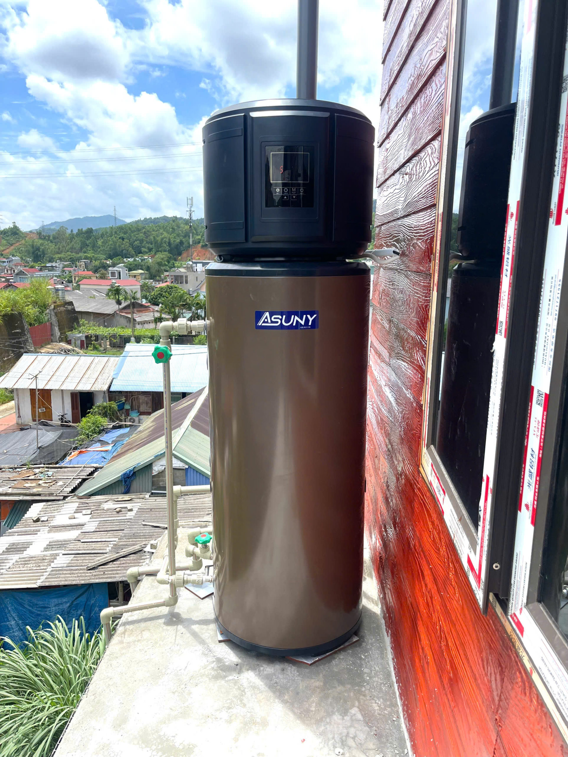 Máy nước nóng trung tâm Asuny all in one 200L